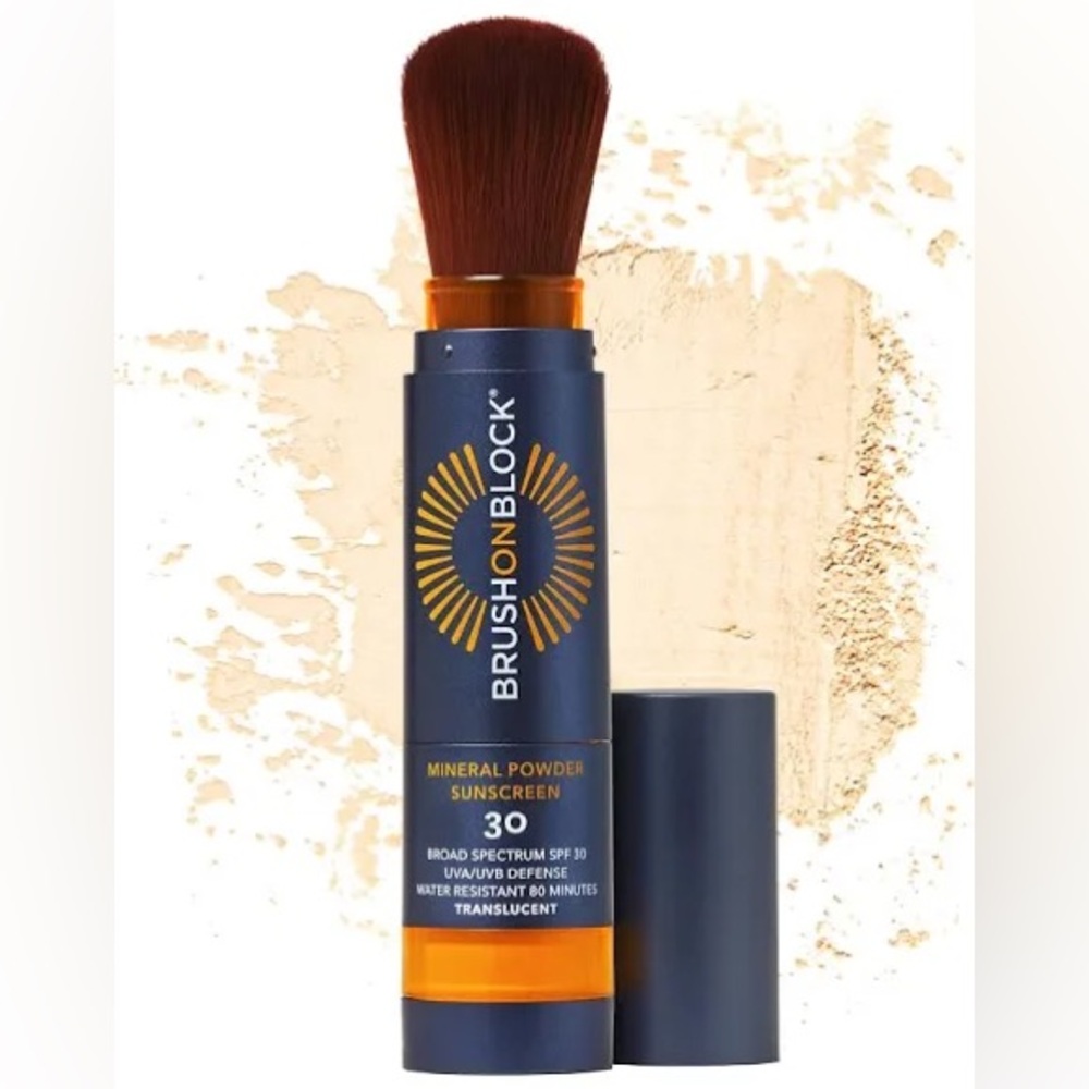 Brush on Block Mineral Powder Sunscreen & Lip Oil